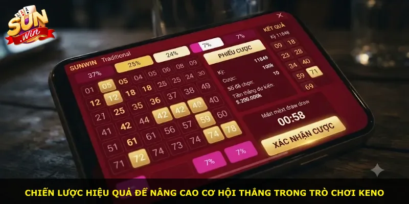 Chiến lược hiệu quả để nâng cao cơ hội thắng trong trò chơi Keno