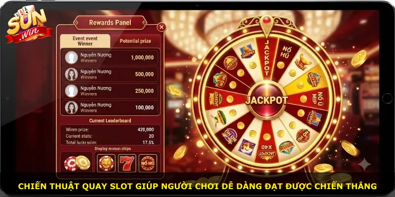 Chiến thuật quay slot giúp người chơi dễ dàng đạt được chiến thắng