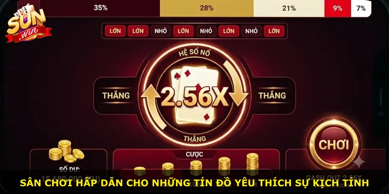 Sân chơi hấp dẫn cho những tín đồ yêu thích sự kịch tính