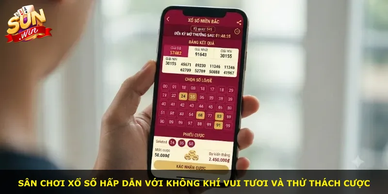 Sân chơi xổ số hấp dẫn với không khí vui tươi và thử thách cược