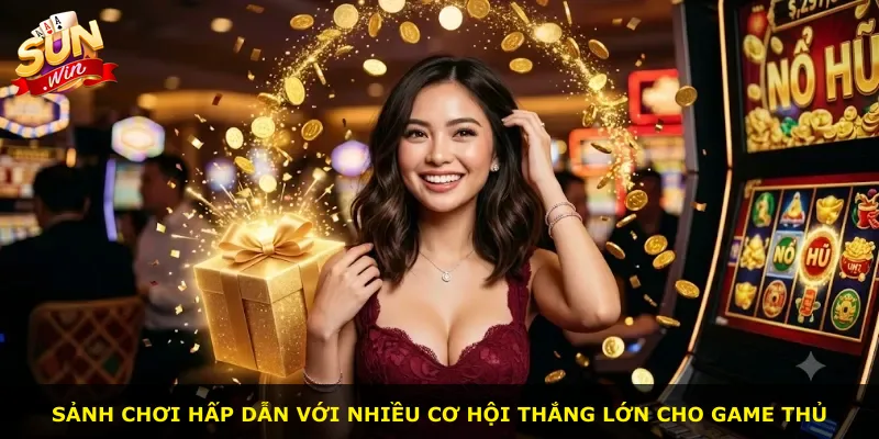 Sảnh chơi hấp dẫn với nhiều cơ hội thắng lớn cho game thủ