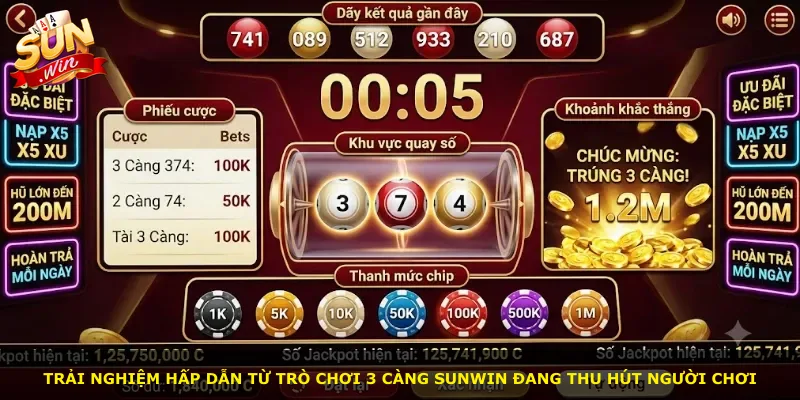 Trải nghiệm hấp dẫn từ trò chơi 3 Càng Sunwin đang thu hút người chơi