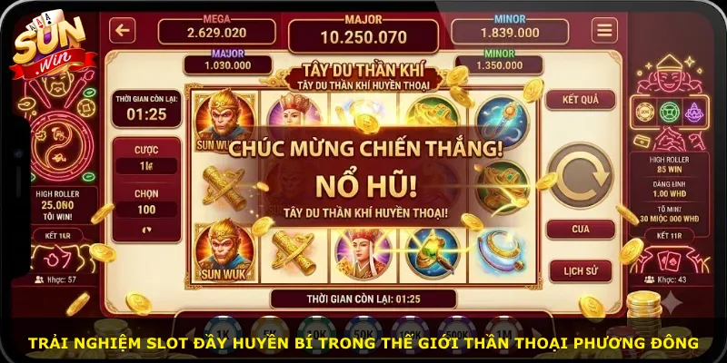 Trải nghiệm slot đầy huyền bí trong thế giới thần thoại phương Đông